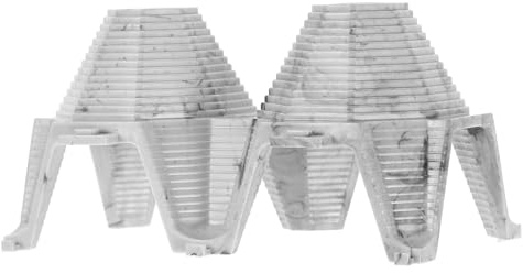DIYEAH Nascondiglio per Scorpioni in Plastica Grigia, Grotta per Rettili e Geco, Decorazione per Habitat di Grilli e Insetti, Rifugio Naturale per Terrari, Compatibile Vari Rettili
