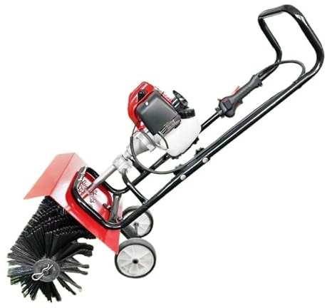 Escoba Eléctrica con Cepillo Eléctrico, Barredora De Césped Mano, Relleno Cepillado Arena Y Goma For Artificial Limpieza Potente
