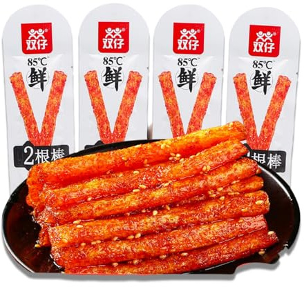 Lunaeturn Bastoncini Latiao 18g*10Pcs – Snack Autentico Cinese Deliziose Confezioni Di Snack Piccanti Prima Scelta Da Condividere Con Gli Amici