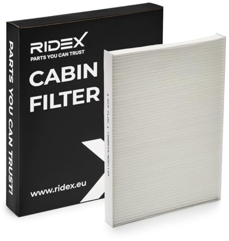 RIDEX 424I0003 Innenraumfilter Pollenfilter Höhe: 29 Breite: 207 Länge: 282 Kompatibel mit VW Golf 4 Schrägheck 1J1 Golf 5 Schrägheck 1K1 POLO 9N Caddy III Kombi 2KB, 2KJ, 2CB, 2CJ, BMW