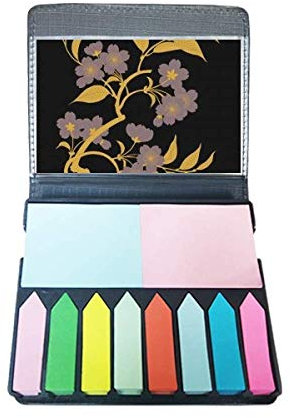 Malerei Japanische Kultur, schwarze Blume, selbstklebende Notizzettel