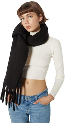 Eioeoey Damen Schal Kaschmir Schals Damen Stolen Pashminas Cashmere Schal Warme dicke Wolle Stolen Schals Für kalte Winter