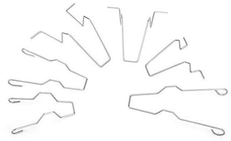 Scheinwerfer halteklammer Haltefeder Clip, Auto Glühlampen Haltefeder Clip, 6 STÜCKE 5ZHSFULLKIT Stahl Scheinwerfer Abblendlicht Scheinwerferlampe Haltefeder Klemme für H1/H3/H4/H7