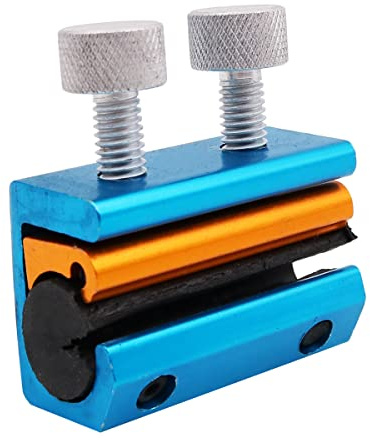 Tiardey Dual Cable Oiler Lubrificatore Luber Tool Oliatore Universale per Cavi a Doppio Morsetto per Moto Scooter Bike - Golden Blue
