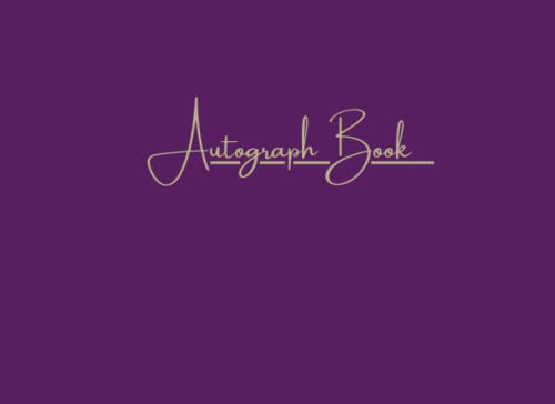 Autograph Photo Book: Autograph & Photo Book. Collect Characters/Superheroes/Celebrities Signatures From Theme Park Adventures All Over The World. Keep all ... Album.
