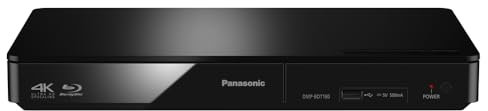 MULTIREGION Blu-ray Player Compatible with Panasonic DMP-BDT180EB 2D/3D - LAN (No WiFi) for DVD Regions 1-8 - Blu-ray Region B - DMP-BDT180