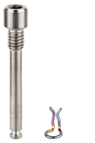 Premium Bolts for Disc Brake Caliper, Perfect for XTR Ultegra M985 R8070, Ensures Secure Attachment(Titanium)