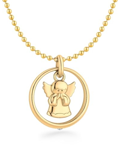 fish Collana per battesimo con borsa biglietto e confezione regalo
