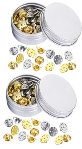 SEWACC Multi-use Pin Backs Für Abzeichen Und Broschen Und Sicheres Und Stabiles Material Für Schmuck Und Bastelprojekte
