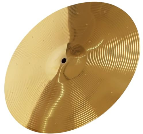COSMEVIVI Brass Alloy Practice Cymbal Schlagzeug-becken Für Jazz Drum Set Percussion Instrument Leicht Und Langlebig Mit Klarem Klang Für Schlagzeuger Zubehör