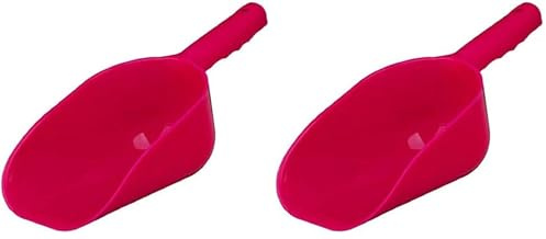 TRIXIE Streu- und Futterschaufel - 550 ml Fassungsvermögen - 100% recyceltes Plastik - diverse Farben - zufällige Auswahl - 28,5 x 10,5 cm - 4046