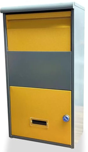 Smart Parcel Box Cassetta Postale for Pacchi for Pacchi e Lettere Permette Fissaggio a Parete o a Cancello, for Ricezione Pacchi e Acquisti Effettuati Online