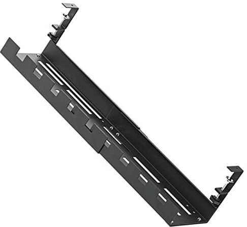 Hemobllo Telescoping Wire Management Rack under Desk Cable Organizers for Desk Cable Management Tray Cord Organizers