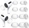 8 Paires Embout pour Airpods Pro/Airpods Pro 2, (XS/S/M/L) Embouts de Rechange Réduction du Bruit avec Boîte de Rangement Portable et S'adaptent dans Le Boîtier de Chargement