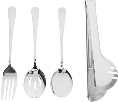 DECOMELODY 1set Utensili Da Buffet Inossidabile Kit Portatile Di Posate Per Servire Per Eventi e Feste Facile Da Pulire e Maneggiare Per Cucina Domestica e Ristoranti