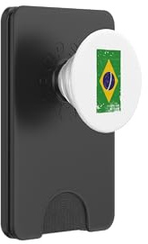 Brazilian Pride Travel Vacation Brazil Flag PopSockets PopWallet for MagSafe