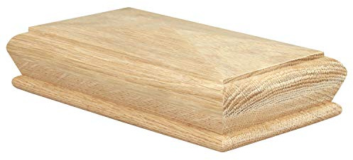 Jackson Woodturners Oak Double Pyramid Cap for 90mm Newel Post