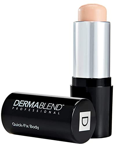 Dermablend Quick-Fix Body Makeup Full Coverage Foundation Stick, Water-Resistant Body Concealer for Imperfections & Tattoos, 0.42 oz