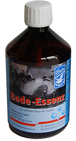 Backs Bade-Essenz zur Gefiederpflege bei Tauben (500ml)