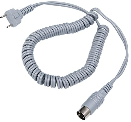 Nail Drill Handpiece Cord Power Cable, Replacement Part for Manicure Pedicure Machine Nail Drill Machine Accessory Tool, Nail Polishing Machine Handpiece Connector(Grey)