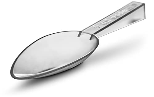5pcs RE-GEN 5ml Reusable Clear Plastic Medicine Spoons | CE Certified