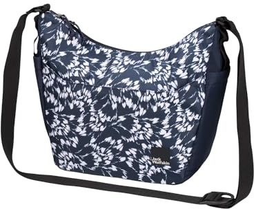 Jack Wolfskin Damen BURGWEG Schultertasche, Leaves Night Blue