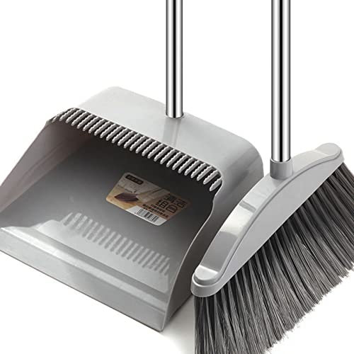 Dammspade och sopset, sopborste och spade med handtag, sopborste och dammspade med långt handtag, inomhus utomhus för hem, kök, kontor, oumbärlig