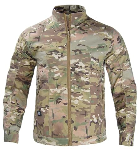 ZMIN Veste militaire tactique imperméable pour homme - Camo1 - Vêtement de chasse - Multicam - Coupe-vent - CP M