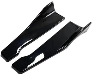 EUQIXMR Splitterschutz Kratzschutz Für E90 Seitenschweller Heckspoiler(Stil A)