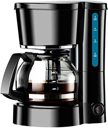 CNNKWXTW Coffee Machine Filter Coffee Machine,600W Detachable Filter Keep Warm 750Ml Compatible with 5 Cups(150Ml/Cup) Coffee Maker Fba Free