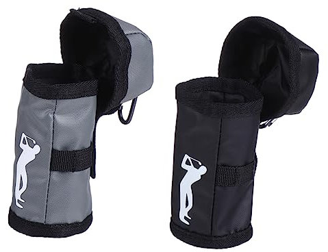 Supvox Aufbewahrungstasche Für Golfer 2-teiliges Set Mit Gürtelclip Tragbar Und Polyester Unverzichtbare Golfausrüstung