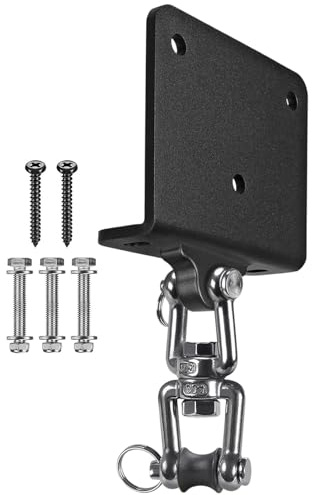 Punching Bag Hanger | Heavy-Duty Punching Bag Mount - 360 Degree Rotation, Multifunctional Space-Saving Rack For Hammocks Porch Swing