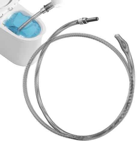 YNPQTDS Destapa Cañerías Muelle,Limpiador Resorte Pinza Desatascador - Mango Flexible con Tubo para Recoger Objetos en Bañera Dormitorio Apartamento Baño