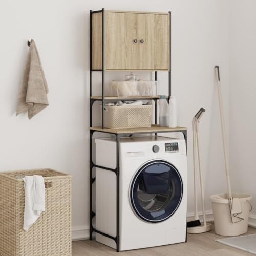 Générique Armoire de Machine à Laver chêne Sonoma 68x48,5x194 cm,Maison & Jardin,Accessoires pour appareils électroménagers,Accessoires pour appareils de blanchisserie,Sonoma Oak,24.99 KG,838974
