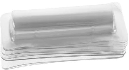 Healeved Geldhalter Leichter Kartenhalter Lippenbalsam 24 Stück Durchsichtige aus Kunststoff Transparenter Organizer für Geld und Karten für Selbstgemacht und Outdoor