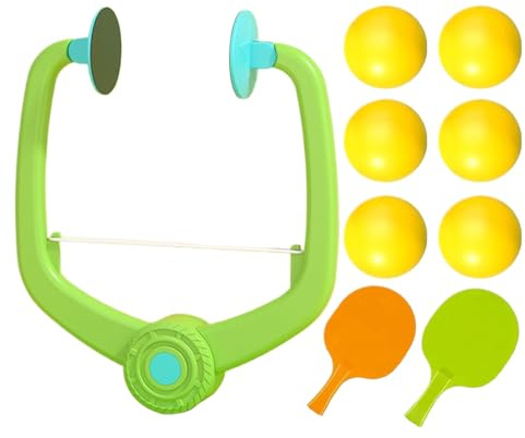 Bordtennis Dörrspel | Hängbar och Justerbar med Pingisracket och Bollar | Dörrkarm Bordtennis Träningsredskap - För Träning Och Övning För Tonåringar, Vuxna Och Nybörjare I Inomhus Lägenhet