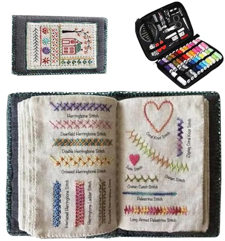 Générique Livres de broderies pour travaux manuels, Manuel de broderies créative, livre de points de broderie créatif, instructions de broderie pour les amateurs de couture