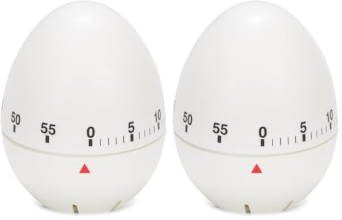 Patisse Kitchen Timer Egg 7 Cm, Multi Colour, One Size (Pack of 2)