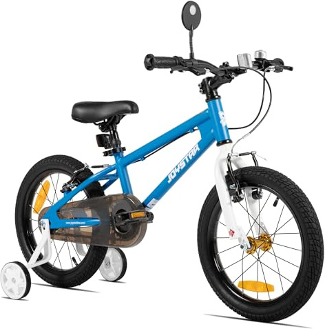 JOYSTAR Lomand 14/16/18/20 Zoll Kinderfahrrad mit Stützrädern, 14/16/18/20 Zoll Jungenfahrrad mit Zwei V-Bremsen für Kinder von 3 bis 11 Jahren