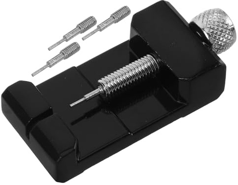 GAROZATION Uhrenarmband Gliederentferner Satz aus Metall mit Stiftausdrücker Ergonomisch für Uhrenreparatur und Armbandanpassung Vielseitig für Metallarmbänder Kompaktes Uhrmacherwerkzeug