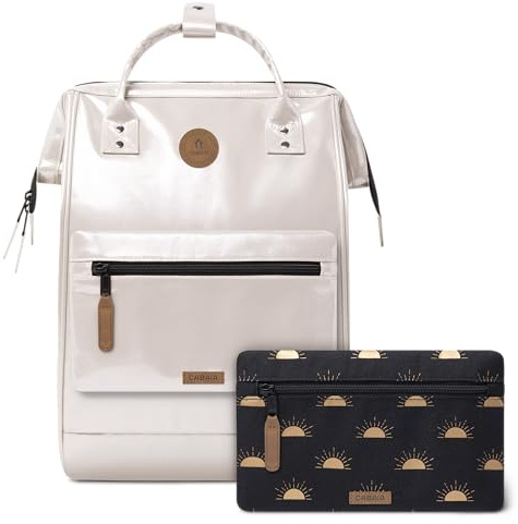 CABAIA Sac à Dos Adventurer Honolulu 23L - Ordinateur 15 - Déperlant | Bagage cabine · Ouverture grand angle · Système MOLLE pochettes interchangeables · Certifié Vegan · Conçu pour durer