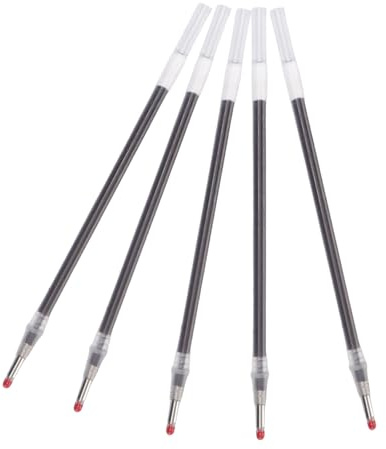 KKPLZZ 5 Recambios de Bolígrafo Borrables, Recambios de Repuesto para Cuaderno Inteligente de Sincronización de Pantalla de Papel con Borrado de Calor Húmedo, Adecuado para Estudi