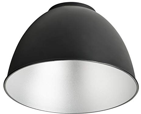 PARA DOME E27, Aluminiumreflektor, schwarz