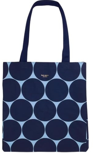 Kate Spade New York Canvas Book Tote, Large Shoulder Bag, Cute Tote for Beach or School