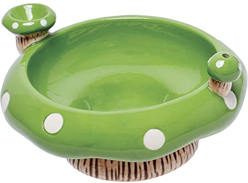 Fujima 12oz Porcelain Mushroom Multi-Purpose Bowl - Perfect for Enjoying Your Morning Cereal, Soup, or any other meal, Microwave and Dishwasher Safe, Durable and Chip Resistant