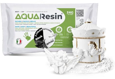 AQUA RESIN Gesso Ceramico Premium effetto Porcellana Made in Italy (3 kg)