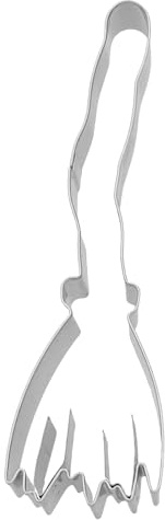 Birkmann - Stampo per Biscotti Tagliabiscotti Formine Dolci con Scopa Magica, 11,5 cm, in Acciaio Inox, con Goffratura Interna, Alta Qualità