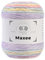 Maxee Farbverlaufsgarn, 100g 250 Meter Cupcake Bobbel, Regenbogenstreifen, Mehrfarbiges Gradient Häkelgarn, Häkeln Baumwoll Strickgarn, zum Pullover, Hüte, Mütze, Schal, Decke