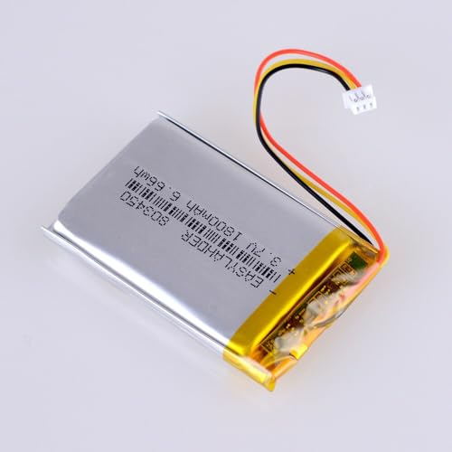 Bateria Li-Po 3.7V 1800mAh 3 Hilos, 803450, 50x34x8mm