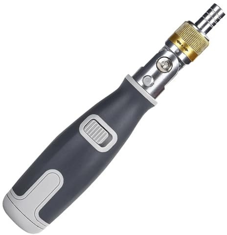Multi-Functional Screwdriver Household Portable 10 in 1 Hidden Screwdriver Head Multi Angle Ratchet Corner Screwdriver Set (Color : Grey)